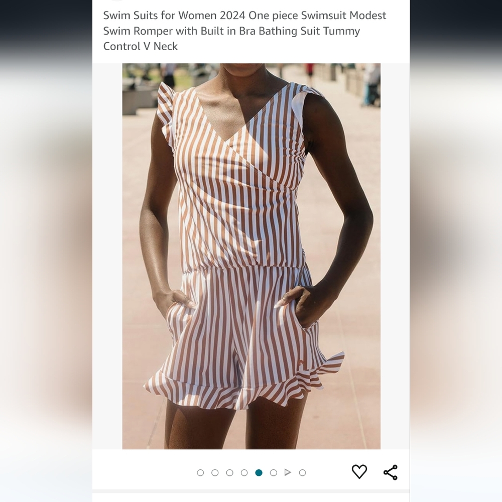 Swim suit romper